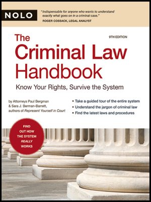 cover image of The Criminal Law Handbook
